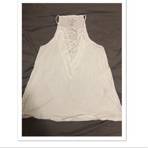 American eagle white tank top